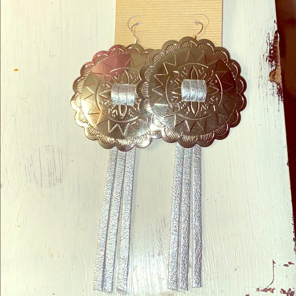 Concho earrings